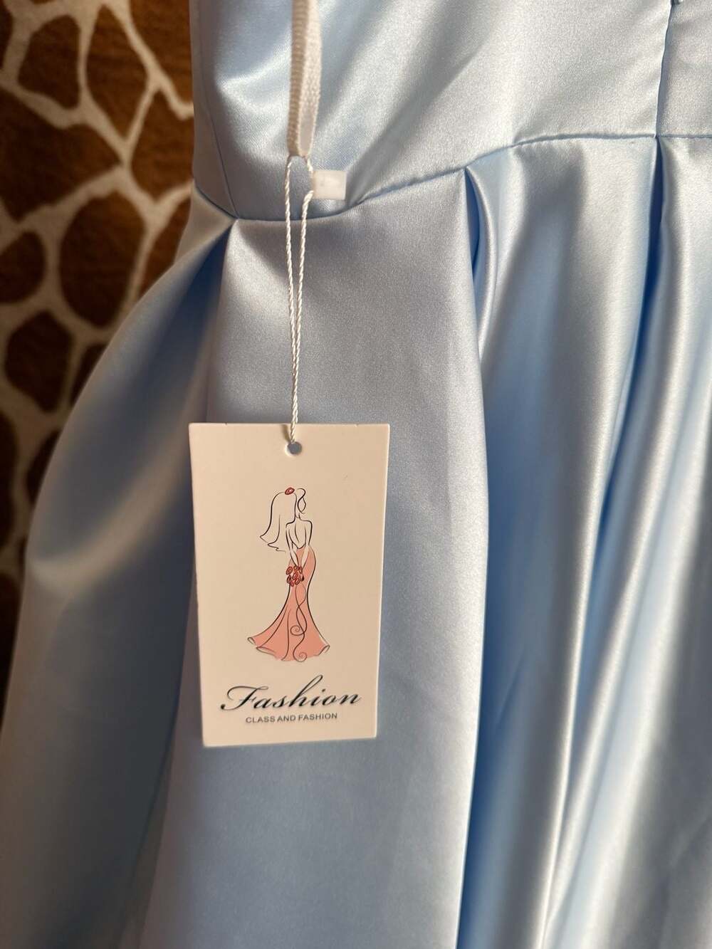 Flower Girl Bridesmaid Soft Satin Sleeveless Dress Baby Blue - Picture 4 of 9